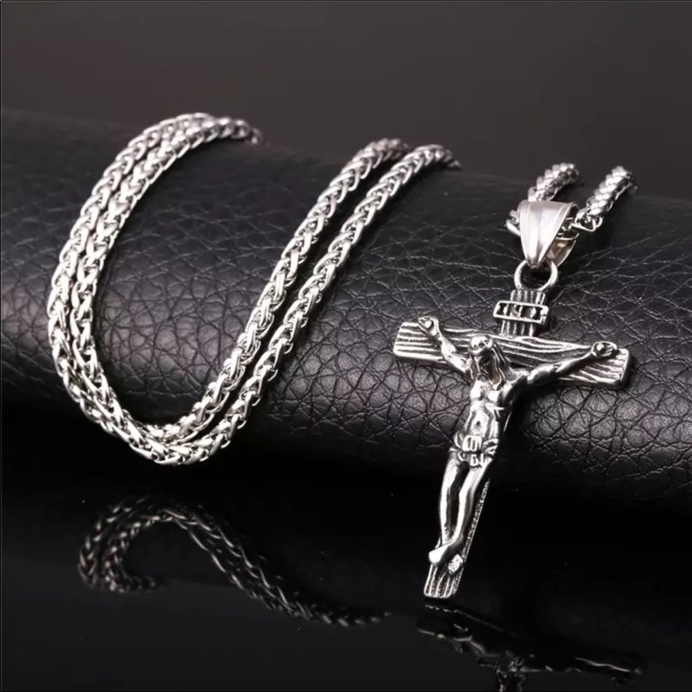 New stainless steel Cross necklace